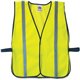 GloWear Lime Standard Vest - Standard Size - Fabric - Lime - High Visibility, Comfortable, Machine Washable, Breathable, Hook & 