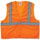 GloWear Class 2 Orange Super Econo Vest - Small/Medium Size - Orange - Reflective, Machine Washable, Lightweight, Hook & Loop Cl