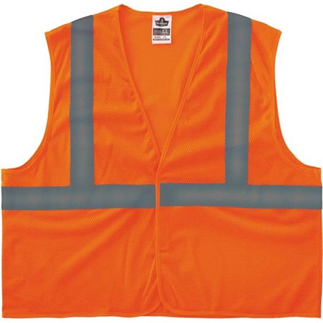 GloWear 8205HL Super Econo Mesh Vest - Recommended for: Construction, Emergency, Warehouse, Baggage Handling - 4-Xtra Large/5-Xt