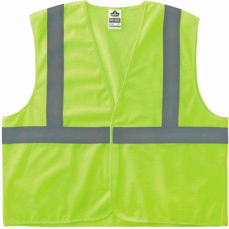 GloWear 8205HL Super Econo Mesh Vest - Recommended for: Construction, Emergency, Warehouse, Baggage Handling - Extra Small Size 