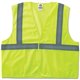 GloWear Class 2 Lime Super Econo Vest - Small/Medium Size - Lime - Reflective, Machine Washable, Lightweight, Hook & Loop Closur