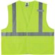 GloWear 8225HL Type R Class 2 Standard Solid Vest - Large/Extra Large Size - Hook & Loop Closure - Fabric, Polyester - Lime - Po