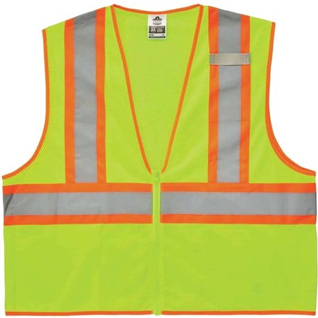 GloWear 8229Z Economy Two-Tone Vest - Recommended for: Construction, Emergency, Warehouse, Baggage Handling - Extra Small Size -