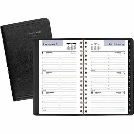 At-A-Glance DayMinder Appointment Book Planner - Pocket Size - Julian Dates - Weekly - 12 Month - January 2025 - December 2025 -