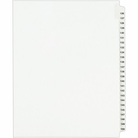 Avery Standard Collated Legal Exhibit Divider Sets - Avery Style - 25 x Divider(s) - Printed Tab(s) - Digit - 126-150 - 25 Tab(s