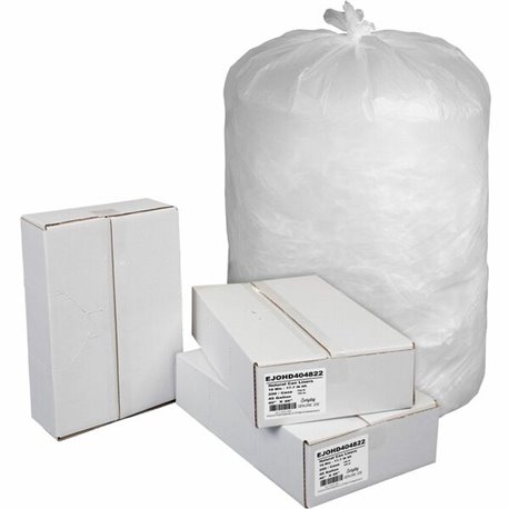 Everyday Genuine Joe High-Density Can Liners - 45 gal Capacity - 40" Width x 46" Length - 0.71 mil (18 Micron) Thickness - High 