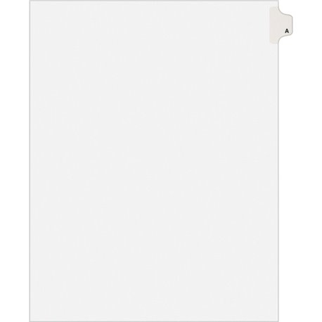 Avery Individual Legal Exhibit Dividers - Avery Style - 25 x Divider(s) - Printed Tab(s) - Character - A - 1 Tab(s)/Set - 8.5" D