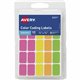 Avery Removable Labels, 1/2" x 3/4" , Neon, 525 Total (6721) - 3/4" Height x 1/2" Width x 3/4" Length - Removable Adhesive - Rec