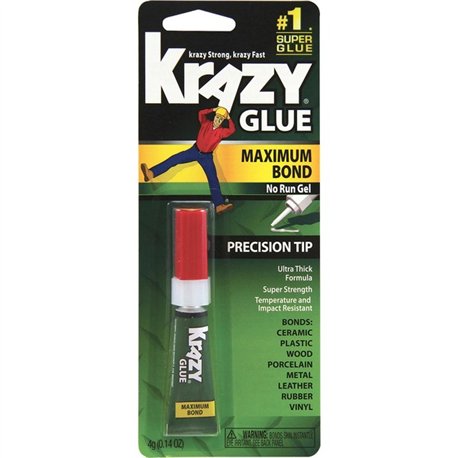 Elmer's Krazy Glue Advanced Gel - 0.14 oz - 1 Each - Clear