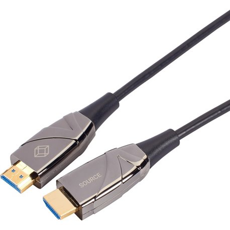 Black Box High-Speed HDMI 2.0 Active Optical Cable - 328.08 ft Fiber Optic A/V Cable for Audio/Video Device, Transmitter, Receiv