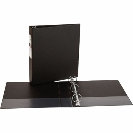 Avery Economy 3 Ring Binder - 1 1/2" Binder Capacity - Letter - 8 1/2" x 11" Sheet Size - 275 Sheet Capacity - 3 x Round Ring Fa