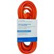 Compucessory Heavy-duty Indoor/Outdoor Extension Cord - 16 Gauge - 125 V AC / 13 A - Orange - 25 ft Cord Length - 1