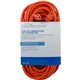 Compucessory Heavy-duty Indoor/Outdoor Extension Cord - 16 Gauge - 125 V AC / 13 A - Orange - 100 ft Cord Length - 1