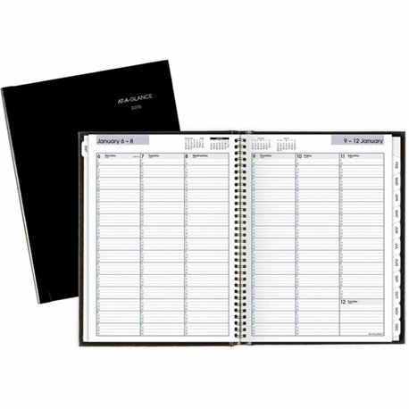 At-A-Glance DayMinder Premiere Appointment Book Planner - Large Size - Julian Dates - Weekly - 12 Month - January 2025 - Decembe