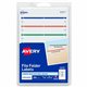 Avery File Folder Labels, Assorted, 2/3" x 3-7/16" , 252 (5215) - 43/64" Height x 3 7/16" Width - Permanent Adhesive - Rectangle