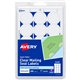 Avery Avery Printable Mailing Seals, Clear, 1" Diameter, 480 Labels (5248) - Glossy - 480 / Pack - Permanent Adhesive, Laminated