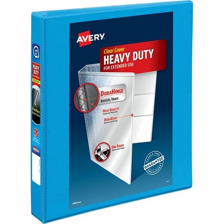 Avery Heavy-duty Nonstick View Binder - 1" Binder Capacity - Letter - 8 1/2" x 11" Sheet Size - 220 Sheet Capacity - 3 x Slant D