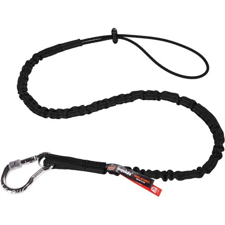 Squids 3100 Single Carabiner Tool Lanyard - 10lbs - 6 / Carton - Adjustable - 10 lb Load Capacity - Extended - Carabiner Attachm