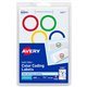 Avery Color-Coding Labels, Removable Adhesive, 1-1/4" Diameter, 400 Labels - - Width1 1/4" Diameter - Removable Adhesive - Round