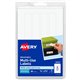 Avery Erasable Multi-Use Labels - 7/8" Height x 2 7/8" Width - Removable Adhesive - Rectangle - White - Film - 8 / Sheet - 180 T