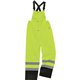 GloWear 8918BK Class E Bottom Rain Bibs - Bib Overall - X-Large - Lime - 300D Oxford Polyester, Polyurethane