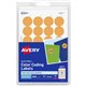 Avery Color-Coding Labels - - Height3/4" Diameter - Removable Adhesive - Round - Laser - Orange - 24 / Sheet - 1008 / Pack