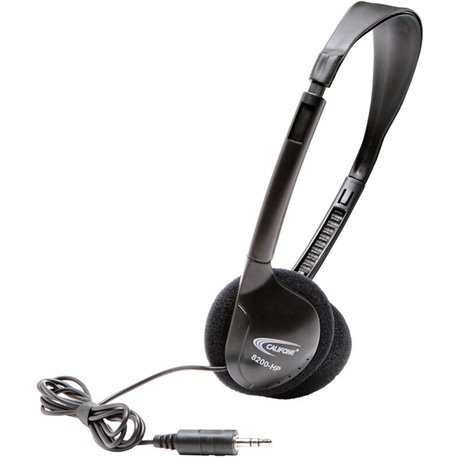 Califone Digital Stereo Headphones - Stereo - Black - Mini-phone (3.5mm) - Wired - 32 Ohm - 20 Hz 20 kHz - Over-the-head - Binau
