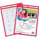 C-Line Reusable Dry Erase Pocket - Study Aid - Neon Red, 9 x 12, 40814