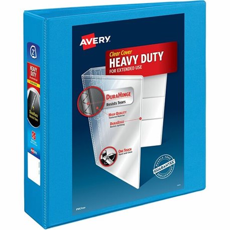 Avery Heavy-duty Nonstick View Binder - 2" Binder Capacity - Letter - 8 1/2" x 11" Sheet Size - 500 Sheet Capacity - 3 x Slant D