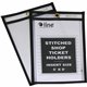 C-Line Shop Ticket Holders, Stitched - Both Sides Clear, 5 x 8, 25/BX, 46058