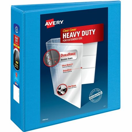 Avery Heavy-duty Nonstick View Binder - 3" Binder Capacity - Letter - 8 1/2" x 11" Sheet Size - 600 Sheet Capacity - 3 x Slant D