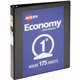 Avery Economy View Binder - 1" Binder Capacity - Letter - 8 1/2" x 11" Sheet Size - 175 Sheet Capacity - 3 x Round Ring Fastener