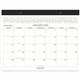 At-A-Glance 2-Color Desk Pad - Standard Size - Monthly - 12 Month - January 2025 - December 2025 - 1 Month Single Page Layout - 