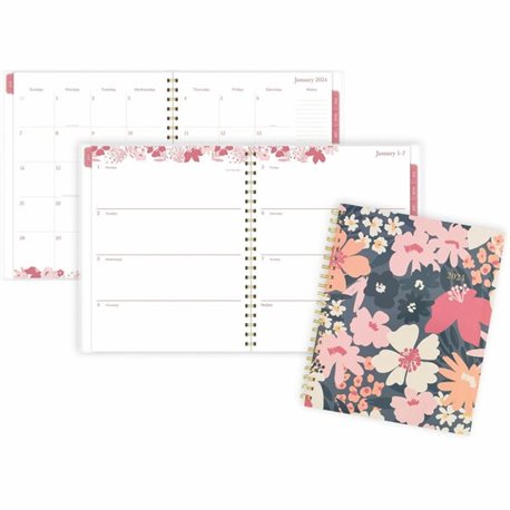 At-A-Glance 2024 Daily Monthly Planner Two Page Per Day Refill, Loose-Leaf, Desk Size - Daily, Monthly - 12 Month - January 2024
