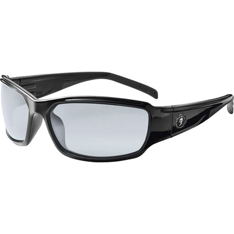 Skullerz THOR In/Outdoor Lens Safety Glasses - Recommended for: Indoor/Outdoor - Eye Protection - Black - Durable, Bendable Fram