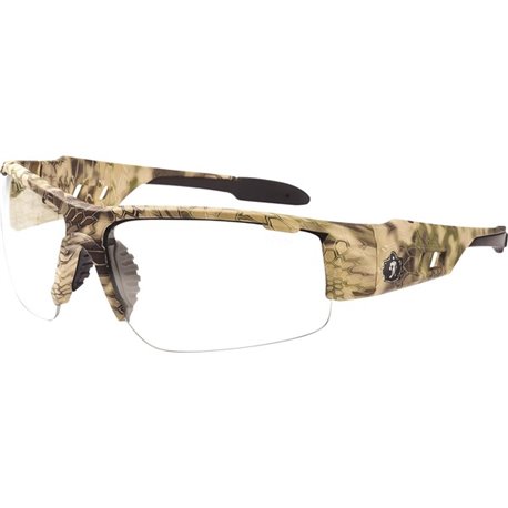 Skullerz Dagr Clear Lens Safety Glasses - Recommended for: Sport, Shooting, Boating, Hunting, Fishing, Skiing, Construction, Lan