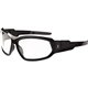 Skullerz Loki AF Clear Safety Glasses - Black Frame/Clear Lens