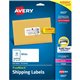 Avery Shipping Labels, Sure Feed, 2" x 4" , 250 Labels (6427) - 4" Height x 2" Width - Permanent Adhesive - Rectangle - Laser, I