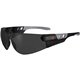 Skullerz SAGA Anti-Fog Smoke Lens Matte Frameless Safety Glasses / Sunglasses - Recommended for: Construction, Carpentry, Woodwo