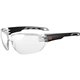 Skullerz VALI Anti-Fog Clear Lens Matte Frameless Safety Glasses / Sunglasses - Eye Protection - Matte Black - Clear Lens - Anti