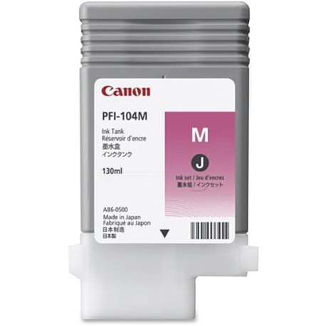 Canon PFI-104M Original Ink Cartridge - Inkjet - Magenta - 1 Each