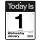 At-A-Glance Today Is Wall Calendar - Large Size - Julian Dates - Daily - 12 Month - January 2025 - December 2025 - 1 Day Single 