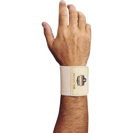 Ergodyne ProFlex 400 Universal Wrist Wrap - Brown - Elastic, Woven - 6 / Carton