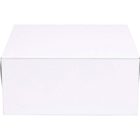 SCT Standard Bakery Boxes - External Dimensions: 9" Width x 4" Depth x 9" Height - Standard Duty - Paperboard - White - For Stor