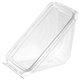 SEPG Safe-T-Fresh Sandwich Wedges - Storing, Sandwich, Cake, Salad, Food - Clear - Plastic Body - 288 / Carton