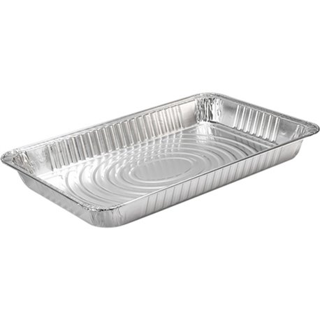 SEPG Smart Full-size Steam Table Pans - Baking, Steaming, Transporting, Cooking, Serving, Food - Disposable - Silver - Aluminum 