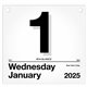 At-A-Glance "Today Is"Wall Calendar Refill - Large Size - Julian Dates - Daily - 12 Month - January 2025 - December 2025 - 1 Day