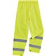GloWear 8916 Lightweight Hi-Vis Rain Pants - Class E - For Rain Protection - Medium (M) Size - Lime - Polyurethane, 150D Oxford 