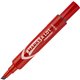 Avery Marks A Lot Permanent Markers - Regular Marker Point - 4.7625 mm Marker Point Size - Chisel Marker Point Style - Red - Red