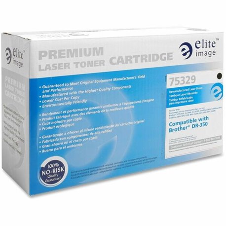 Elite Image Remanufactured Drum Cartridge Alternative For Brother DR350 - Laser Print Technology - 12000 Pages - 1 Each - Black